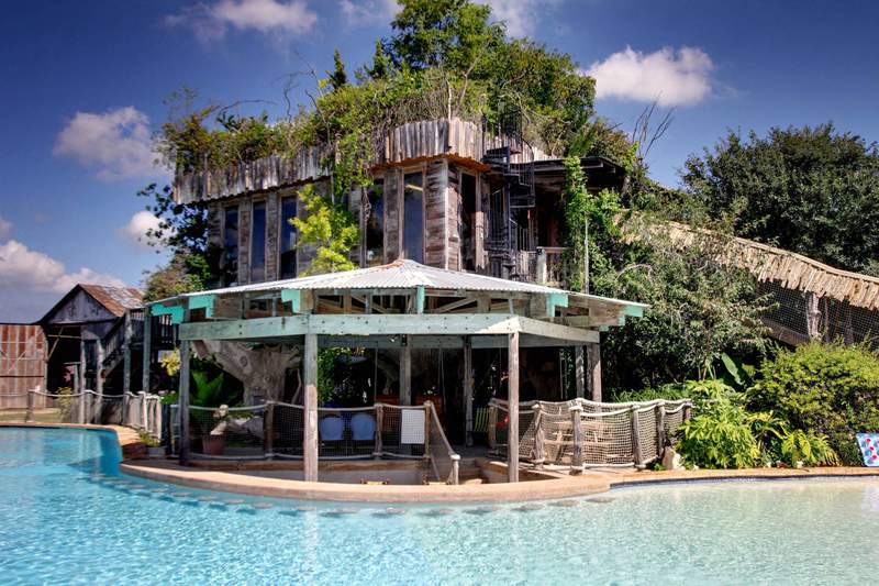 This Airbnb is a poolside tree house in the Texas Hill Country