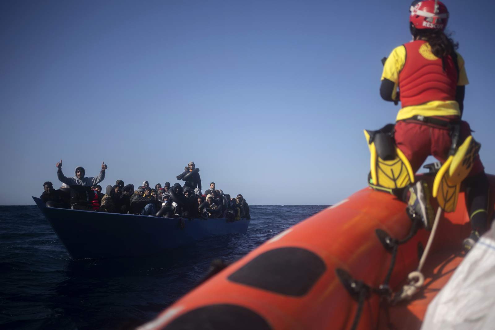Spanish-flagged boat rescues 265 migrants in Mediterranean