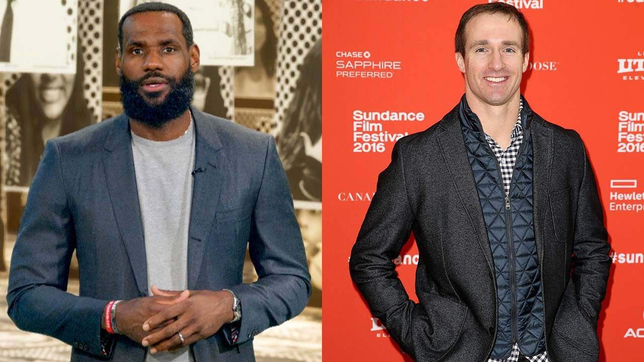 LeBron James Calls Out Drew Brees After He Says He's Still Against National Anthem Kneeling