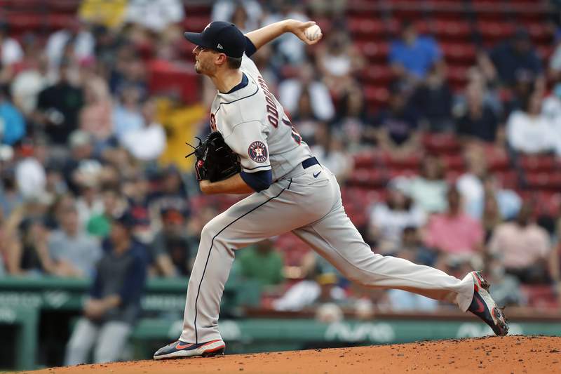 Odorizzi solid in 1st win since ’19, Astros beat Red Sox 8-3
