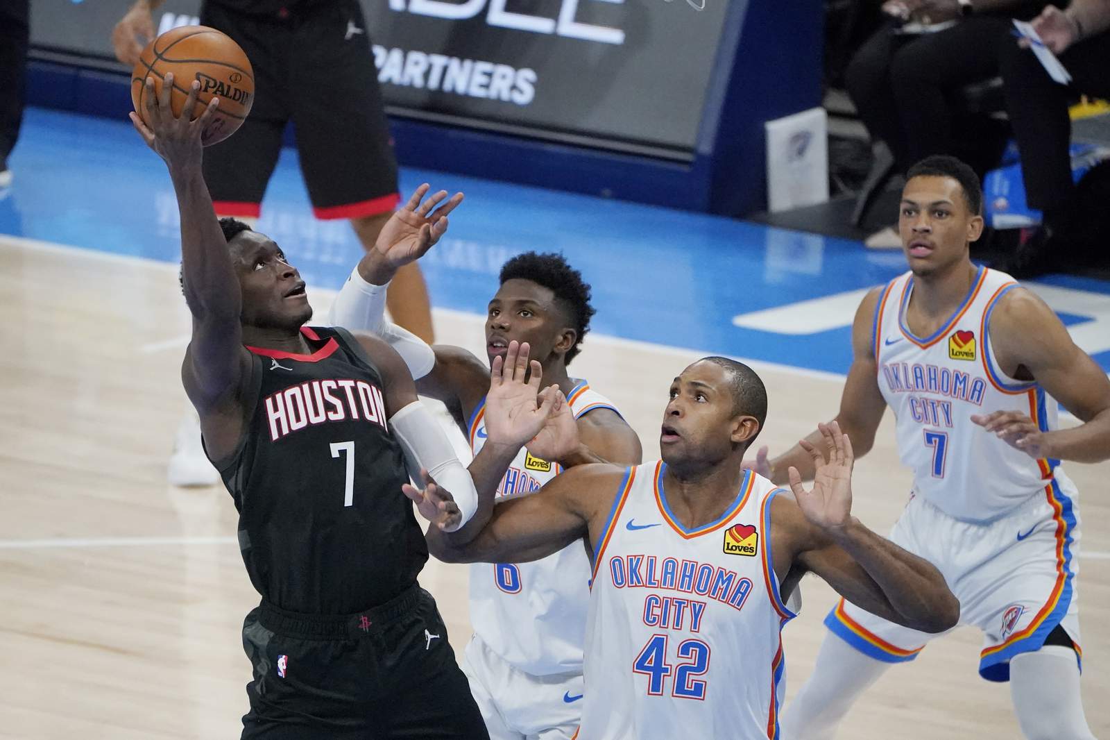 Williams scores 19; Thunder win rematch with Rockets 104-87
