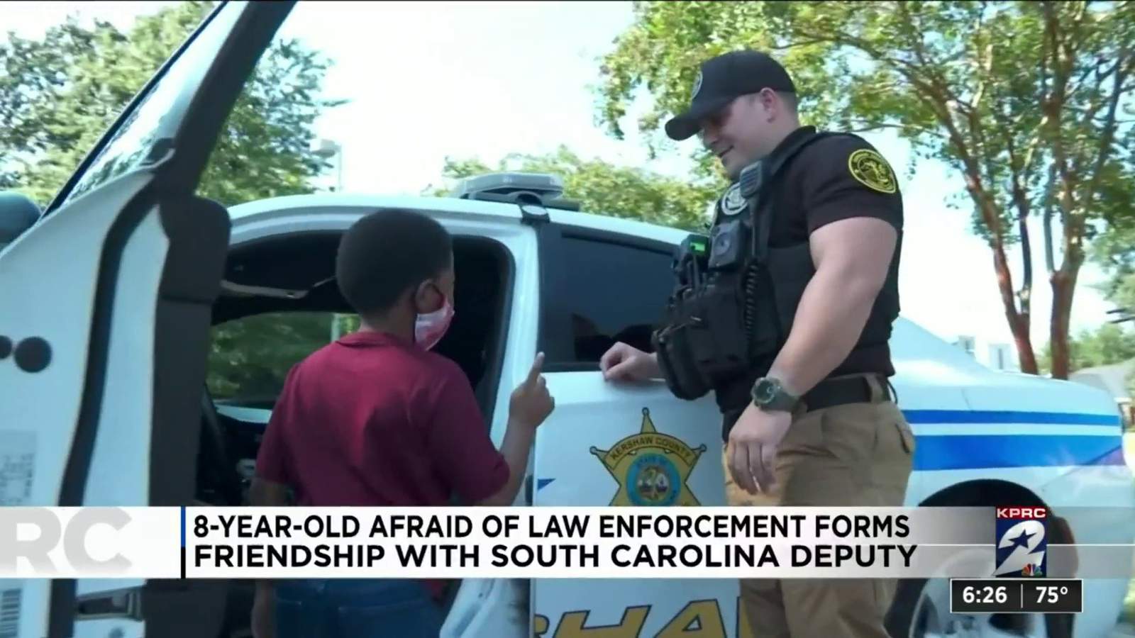 One Good Thing: 8-year-old afraid of law enforcement forms friendship with South Carolina deputy