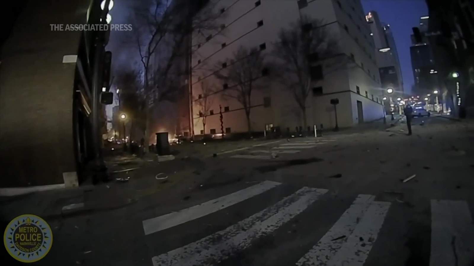 WATCH: Nashville police bodycam footage shows moments after Christmas Day blast