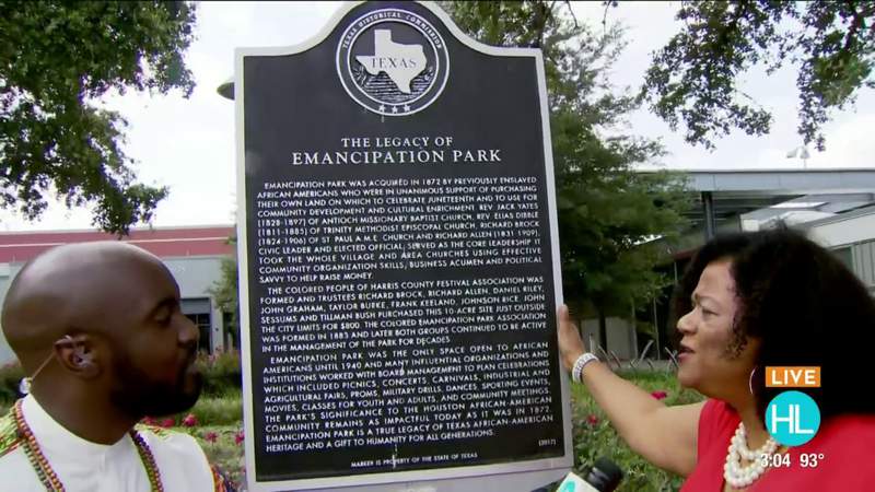 Tour Emancipation Park as it prepares to commemorate Juneteenth