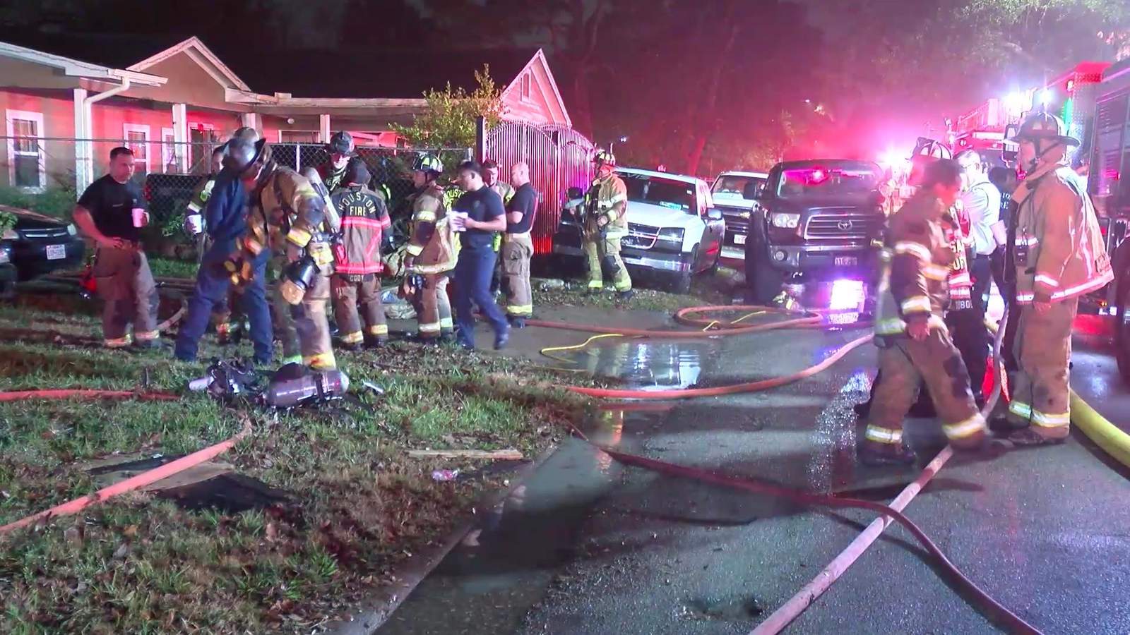 ‘The whole house is a total loss’: Houston family displaced after cooking mishap causes fire, officials say