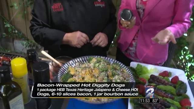 Bacon-Wrapped Hot Diggity Dogs