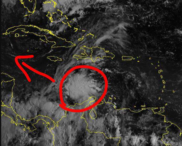 What and where? Caribbean disturbance is moving west toward the Gulf