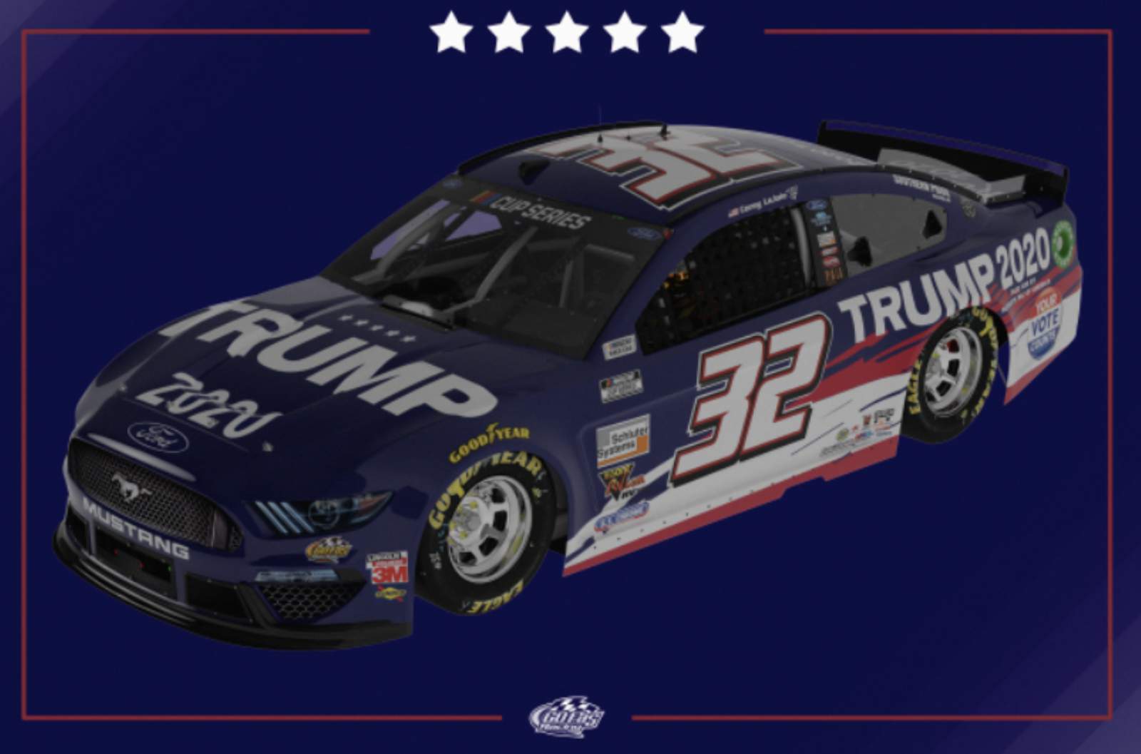 NASCAR team to debut Trump 2020 car Sunday