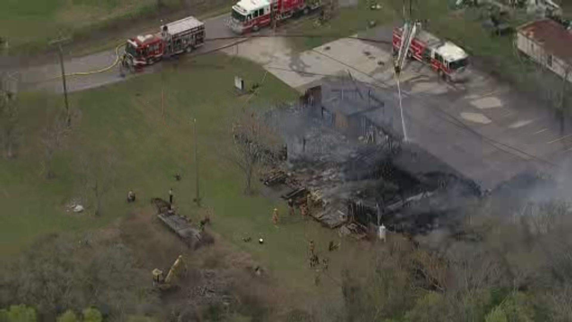 150-year-old Brazoria County church burns to the ground after plumbing work sparks fire