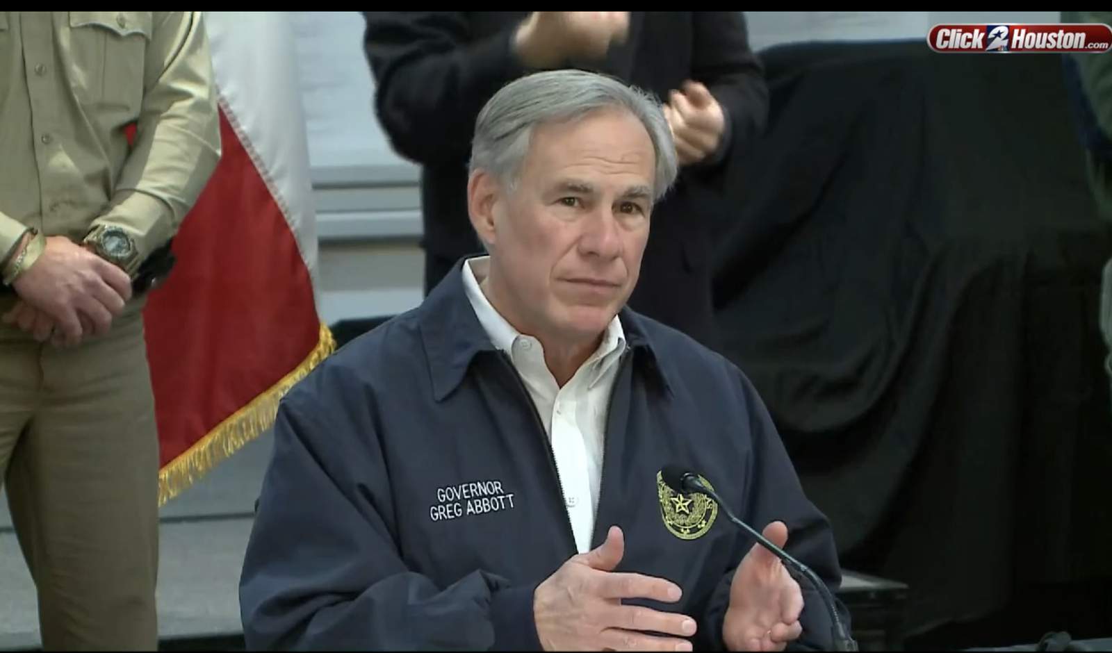 Gov. Abbott gives update on state’s efforts to provide water, other resources