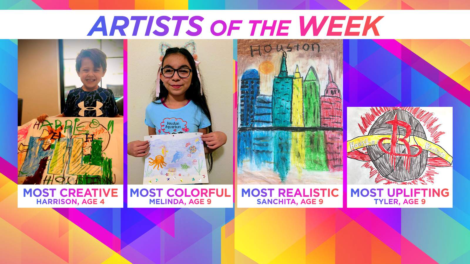 Meet our KPRC 2 Kids ‘Artists of the Week!’