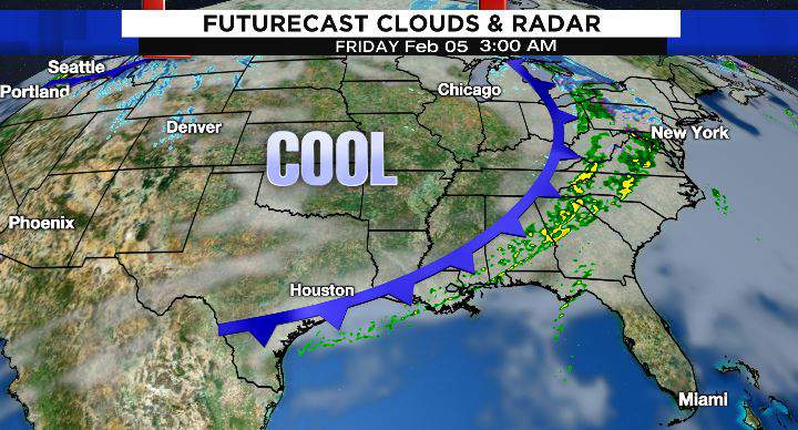 Houston-area forecast: Spring is out, winter is back in