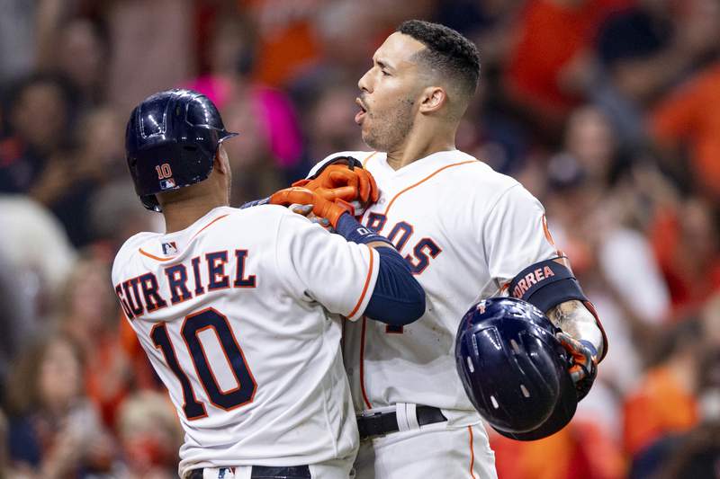 ASTROS STRIKE FIRST: Houston wins ALCS opener over Red Sox