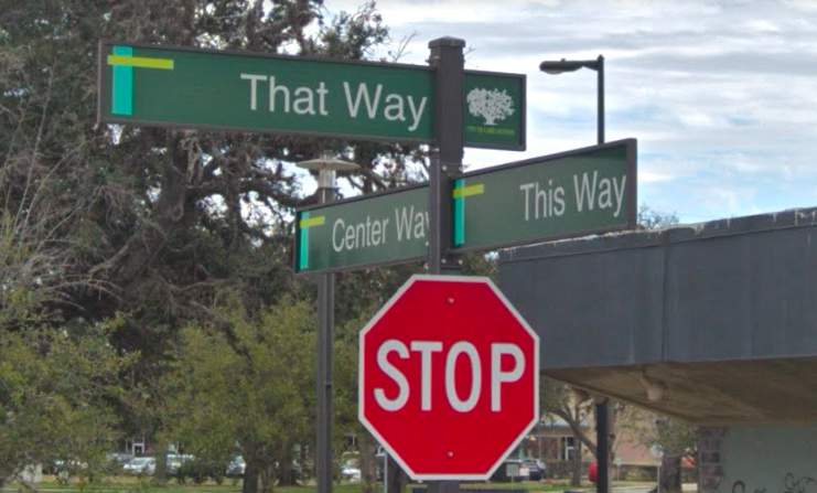 Ask 2: Why are there streets in Lake Jackson named This Way, That Way and Any Way?