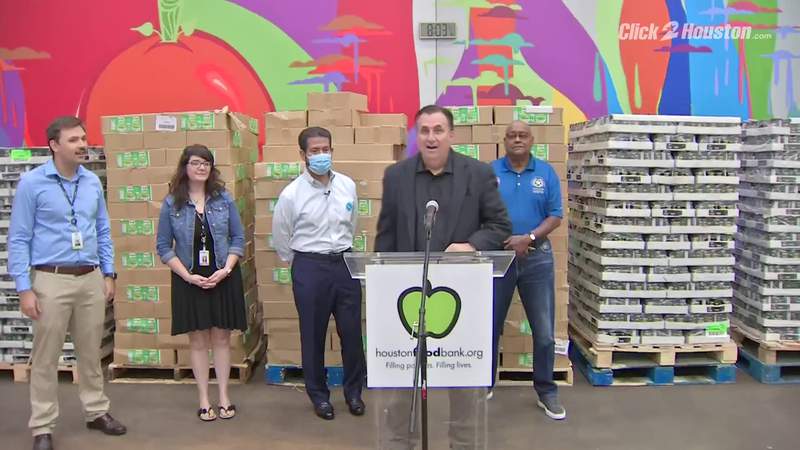 Harris County funding provides labor to meet increased food distribution demand at Houston Food Bank
