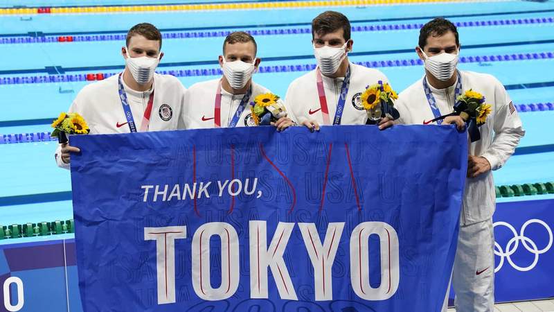 Tokyo Olympics Day 9: Swimming wraps, BMXers fly