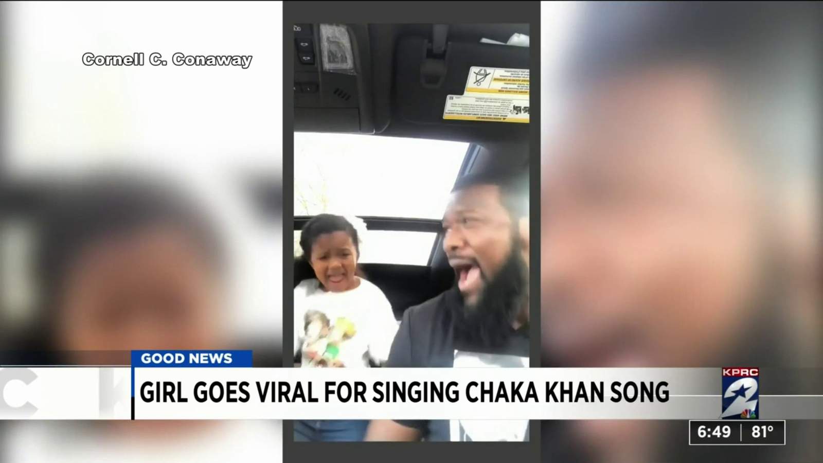 One Good Thing: Girl goes viral for singing Chaka Khan’s ‘I’m Every Woman'