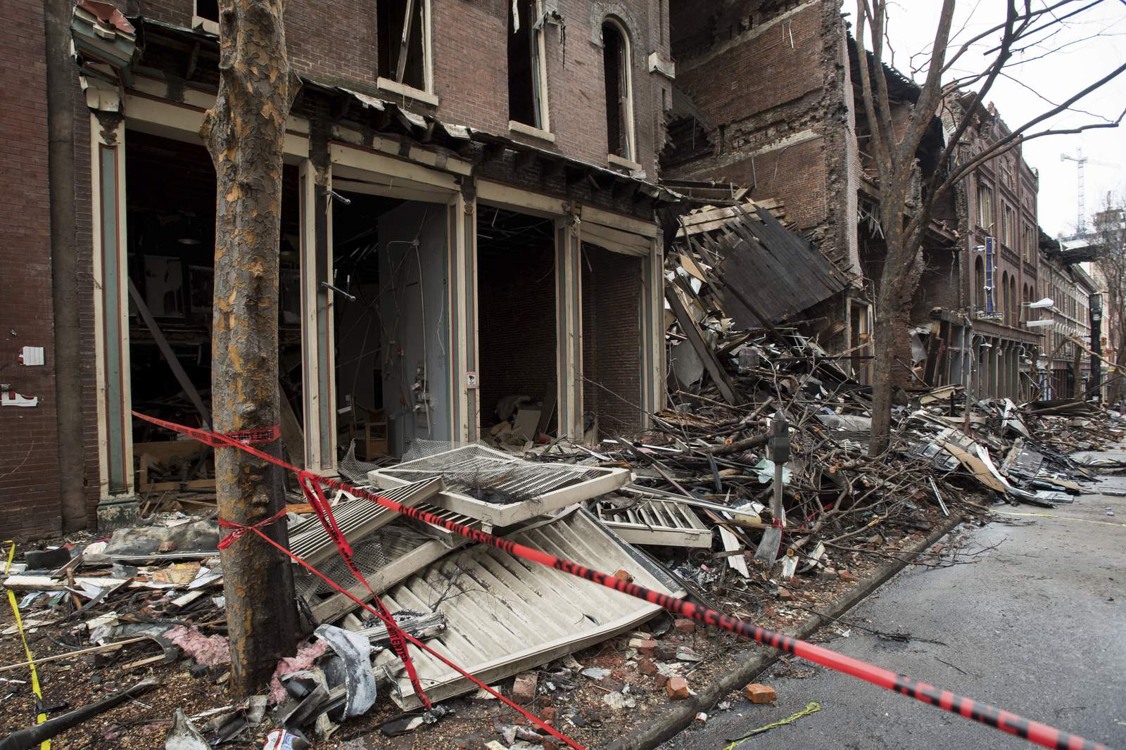 Nashville assessing building damage from Christmas bombing