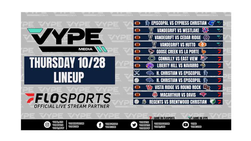 VYPE Live Lineup - Thursday 10/28/21
