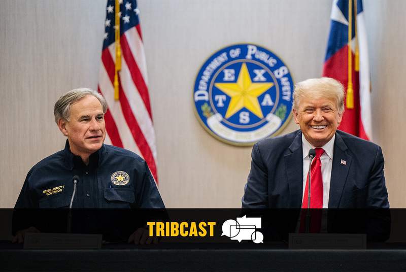 TribCast: Donald Trump and Greg Abbott visit the U.S-Mexico border