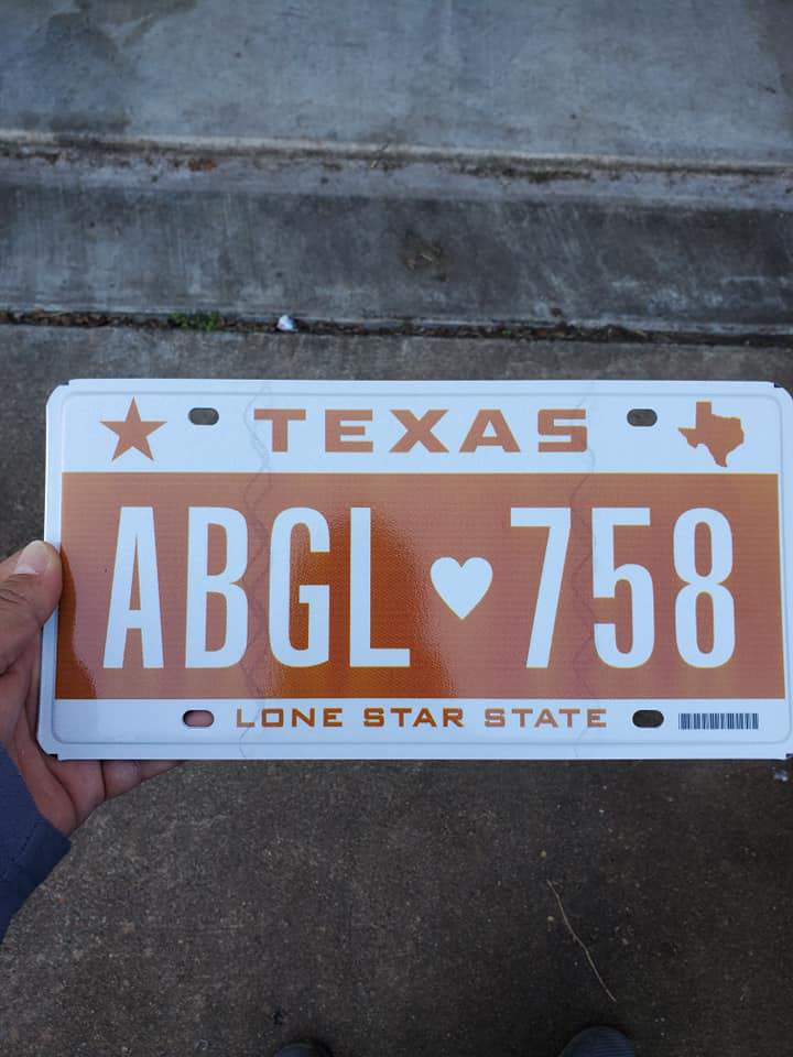 Father of Abigail Arias receives custom license plate to honor late daughter who battled cancer