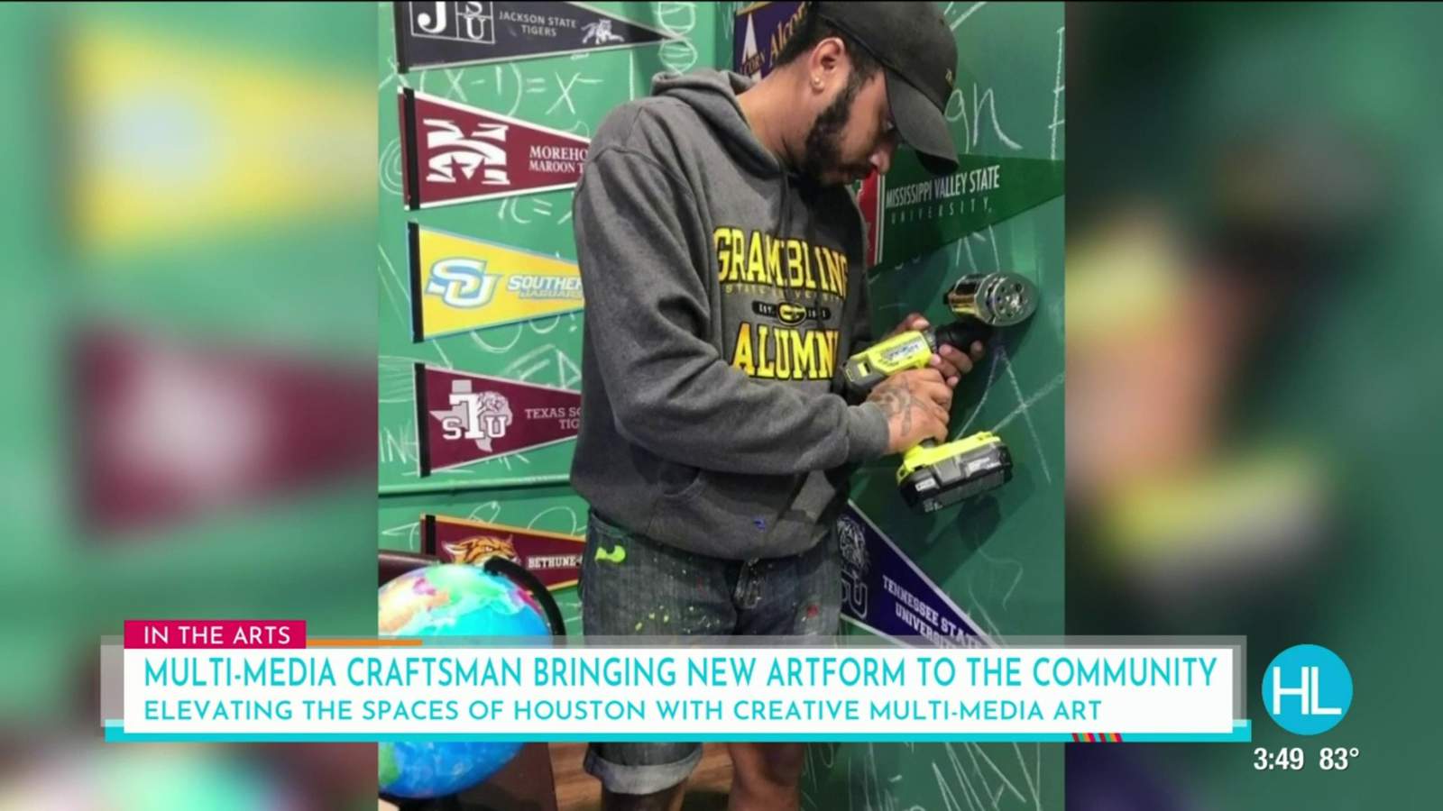 Mixed-Media Artist putting a creative stamp on Houston’s businesses and landmarks