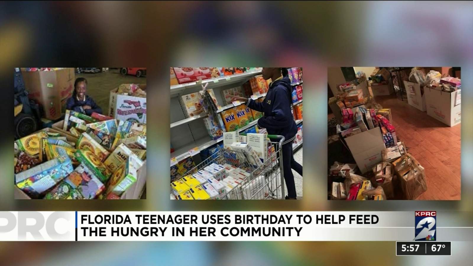One Good Thing: Teenager uses birthday to help feed the hungry in her community