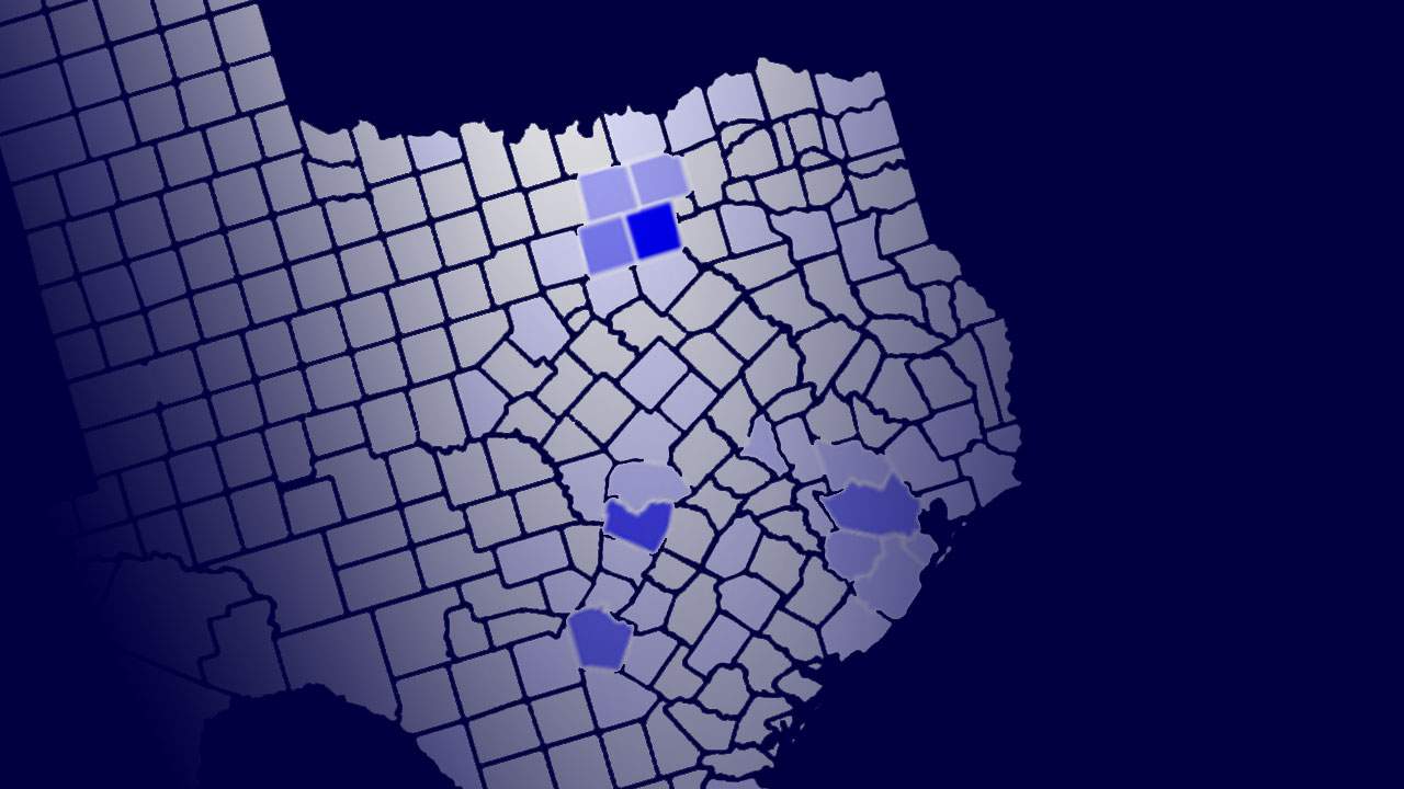 Map Track Covid 19 Cases In Texas With County By County Updates
