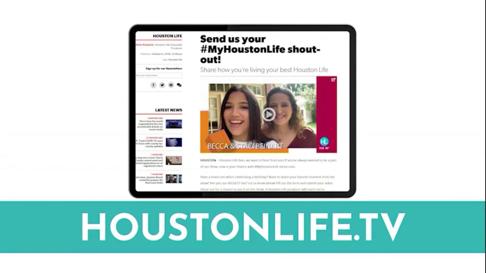 Send us your #MyHoustonLife shout-out!