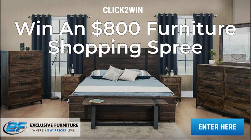 Click2Win: $800 Furniture Shopping Spree