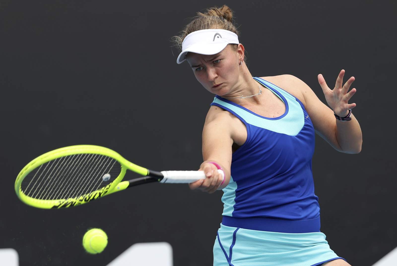 The Latest: Krejcikova aims for doubles double in Australia