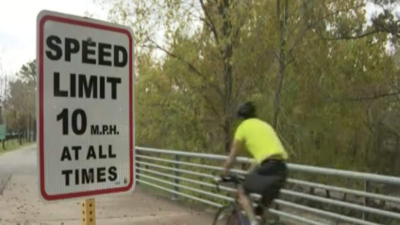 New speed limit put in place for cyclists at some Houston parks