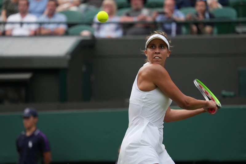 The Latest: Madison Keys advances to 4th round at Wimbledon