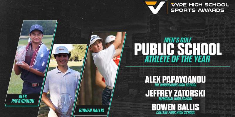 2021 VYPE Awards: Public School Men's Golfer of the Year Finalists