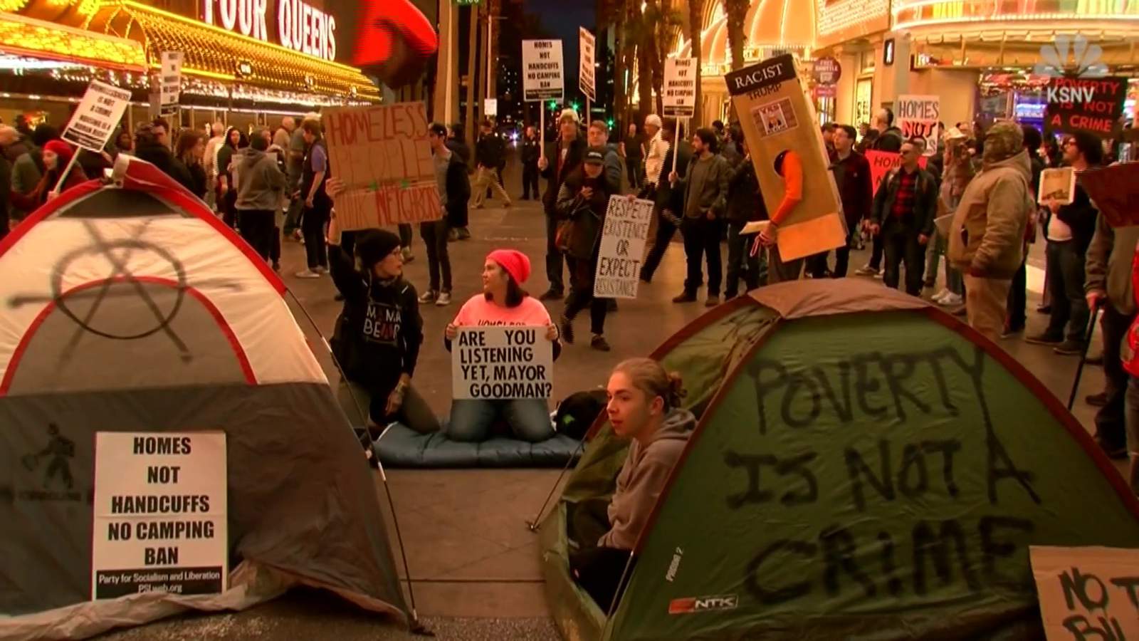 Las Vegas Homeless Ordinance Draws Protest