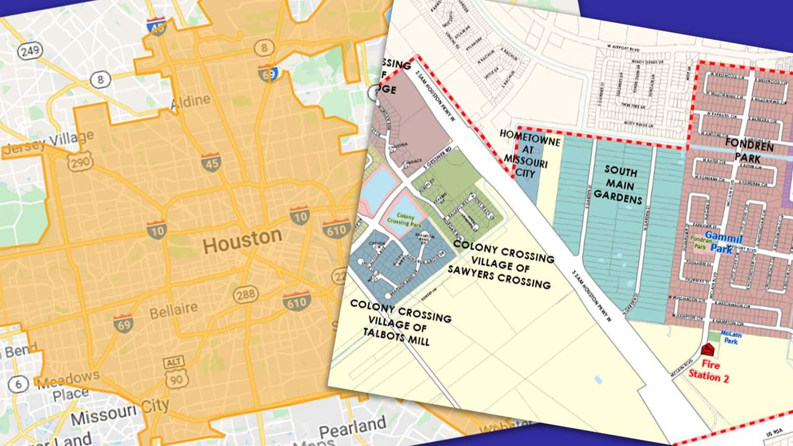 These maps show places that are under a boil water advisory in the Houston area