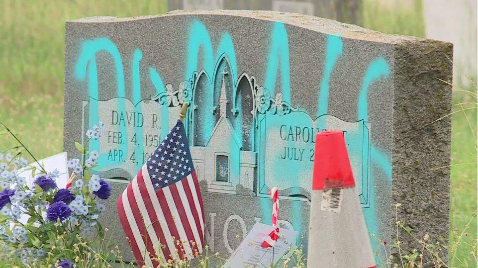 Crews clean up historic Black cemetery vandalized in Austin