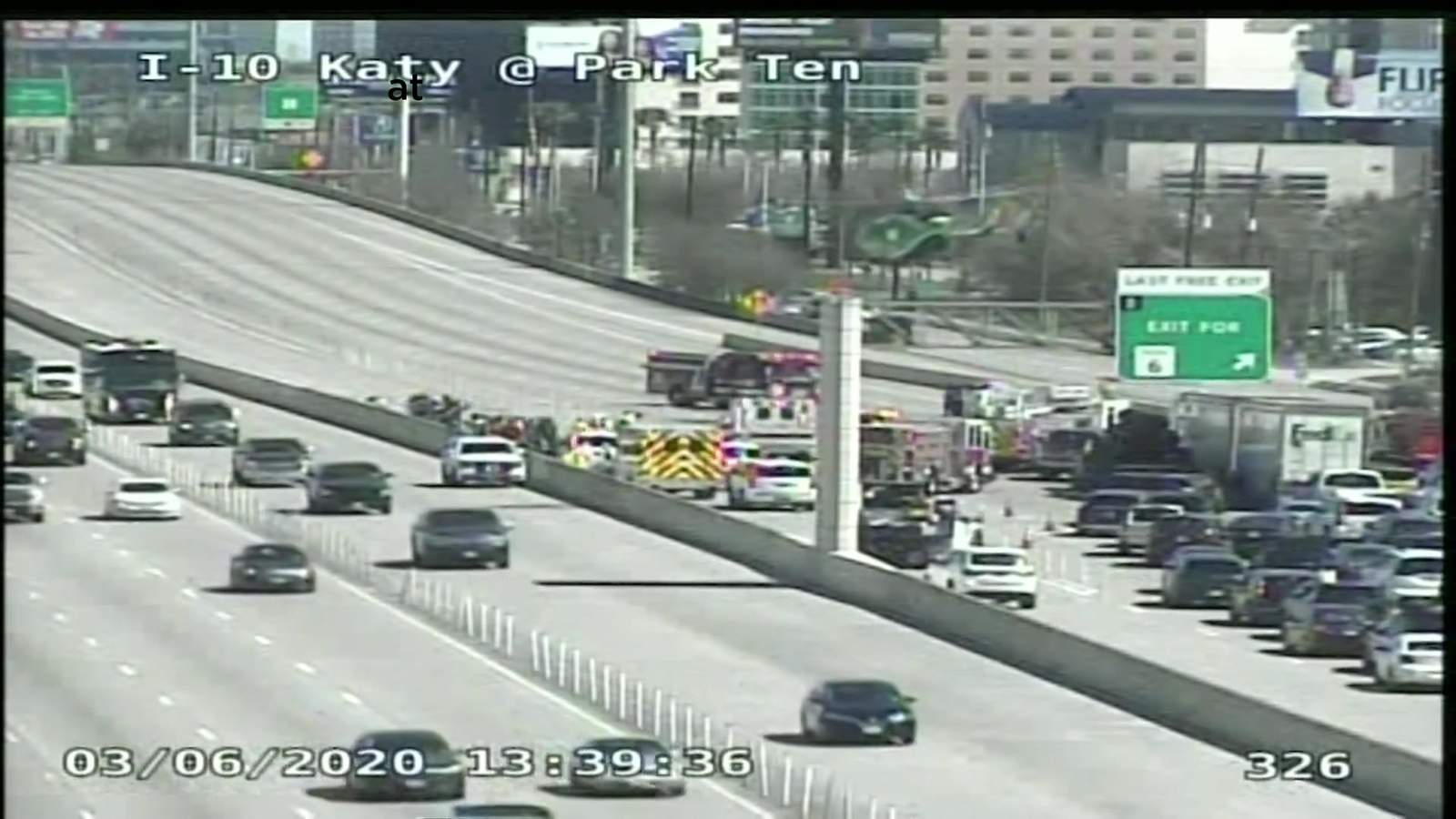 LifeFlight responds to crash involving ‘number of motorcycles’ on Katy Freeway at Park Ten