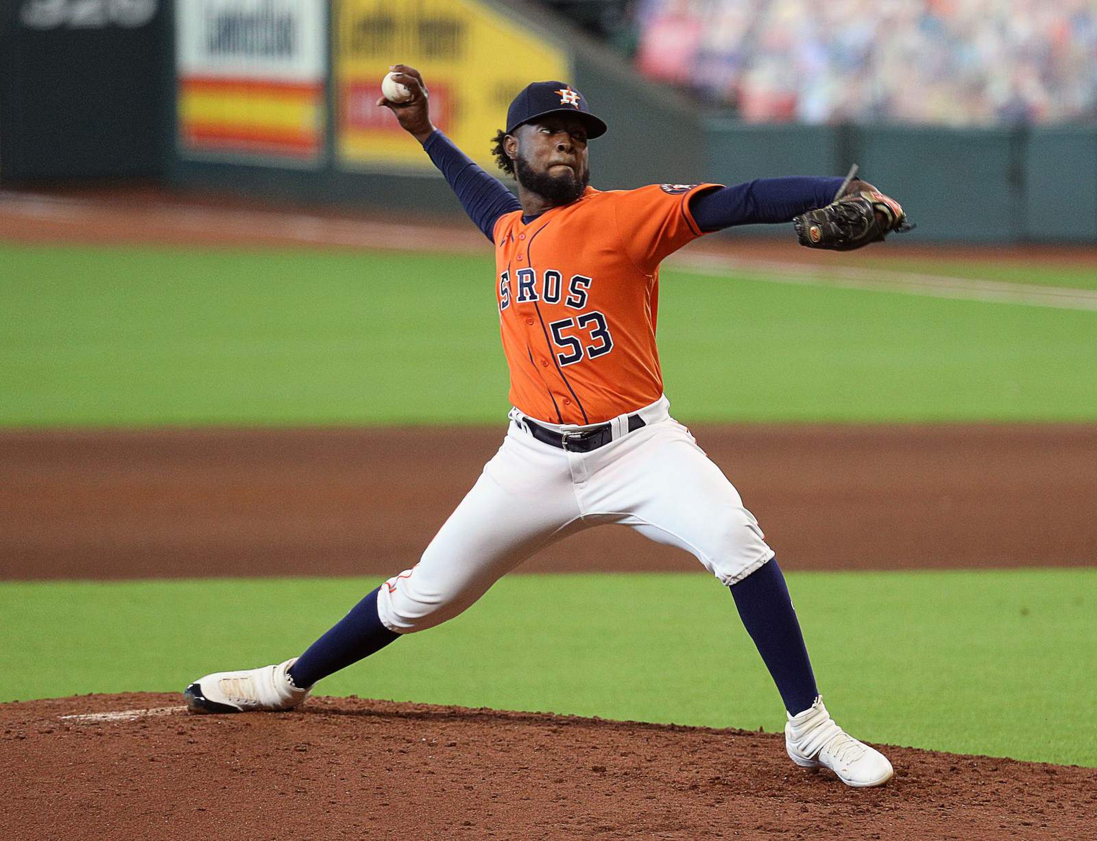 Astros beat Angels 6-3 in opener of DH caused by hurricane