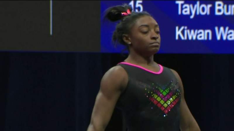 Spring gym making mark at Olympic trials led by Simone Biles, greatest gymnast of all time