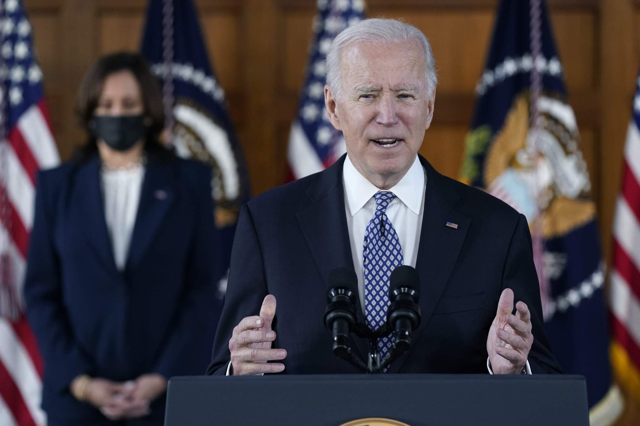 Biden, Harris offer solace, denounce racism in Atlanta visit