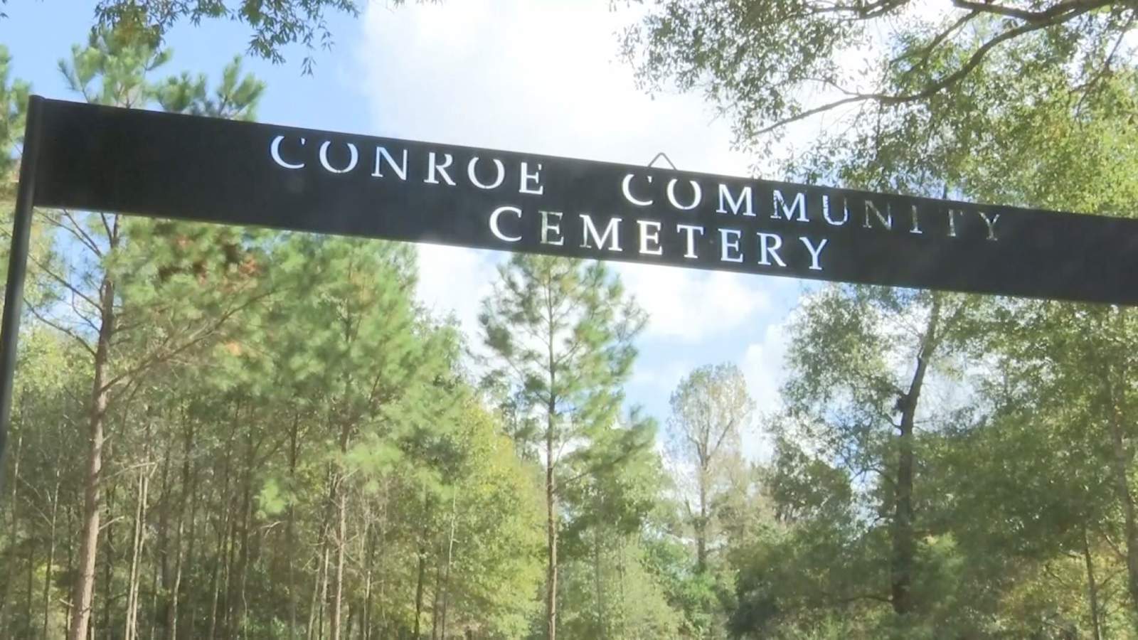 Historic African American cemetery restored in Conroe after 128 years