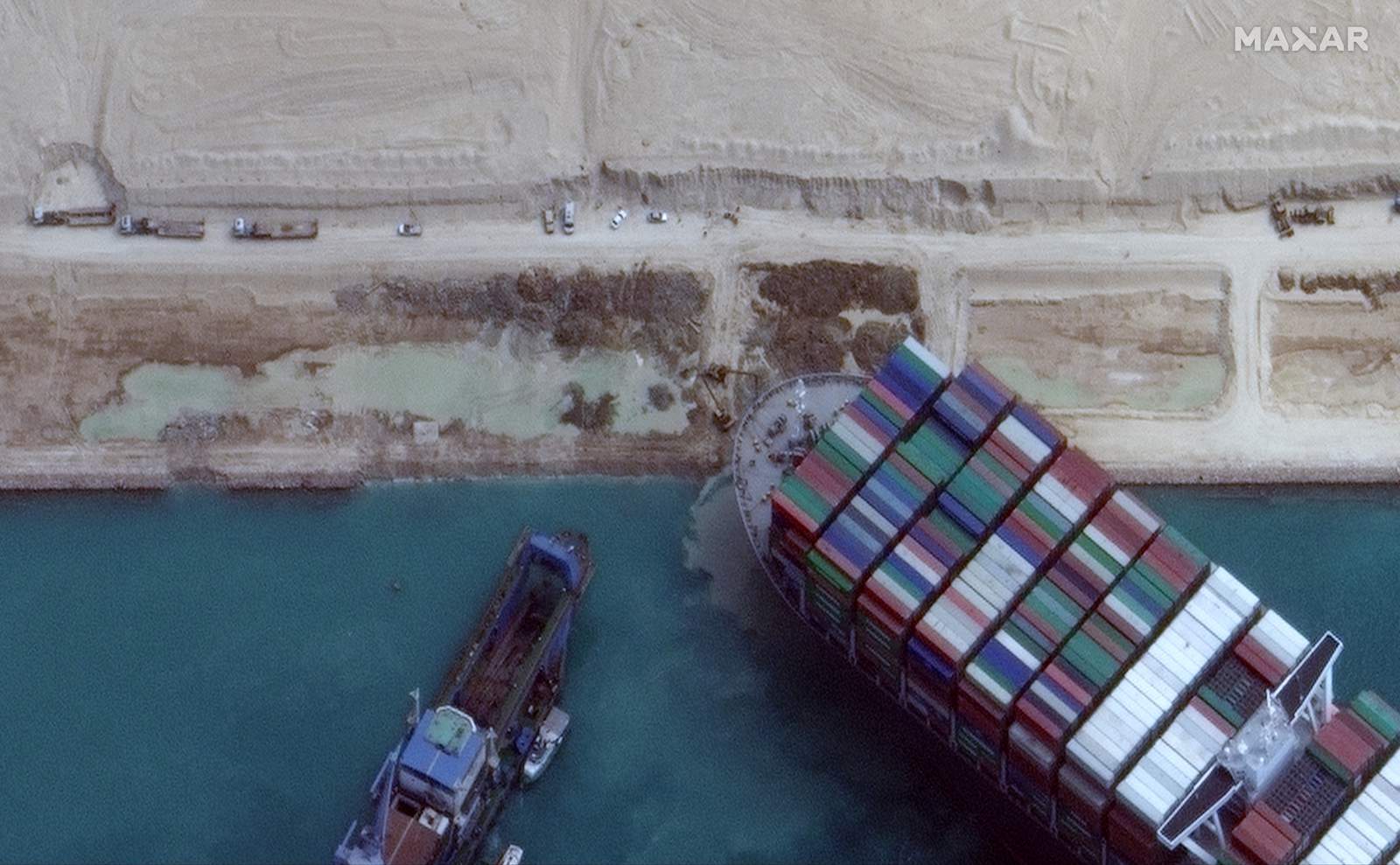 Update: Massive container ship that was stuck in Suez Canal is free, on the move again, service firm says