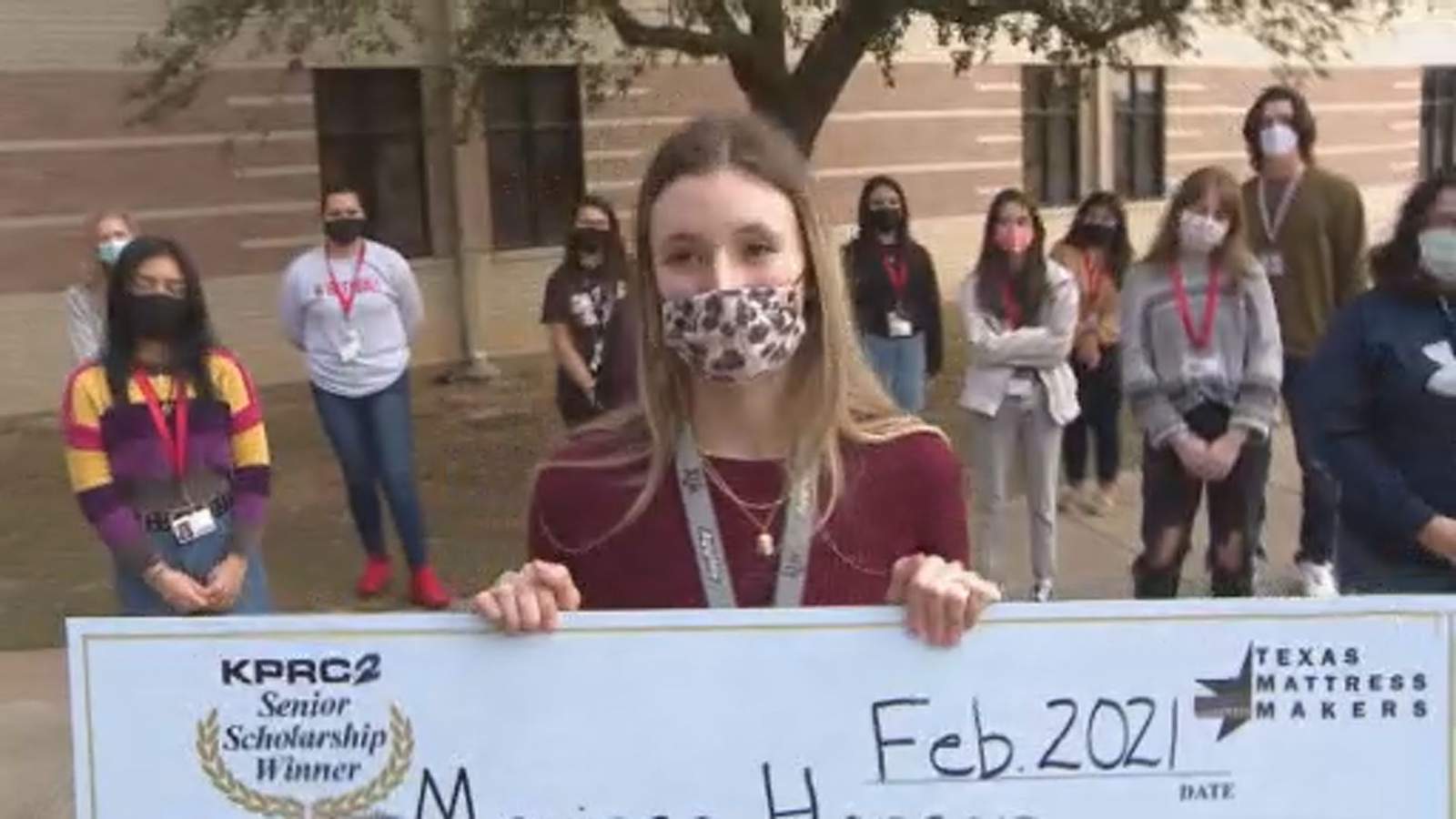 KPRC 2 Senior Scholarship: Meet Marissa Hanson, the Caney Creek senior who hopes to become a financial analyst