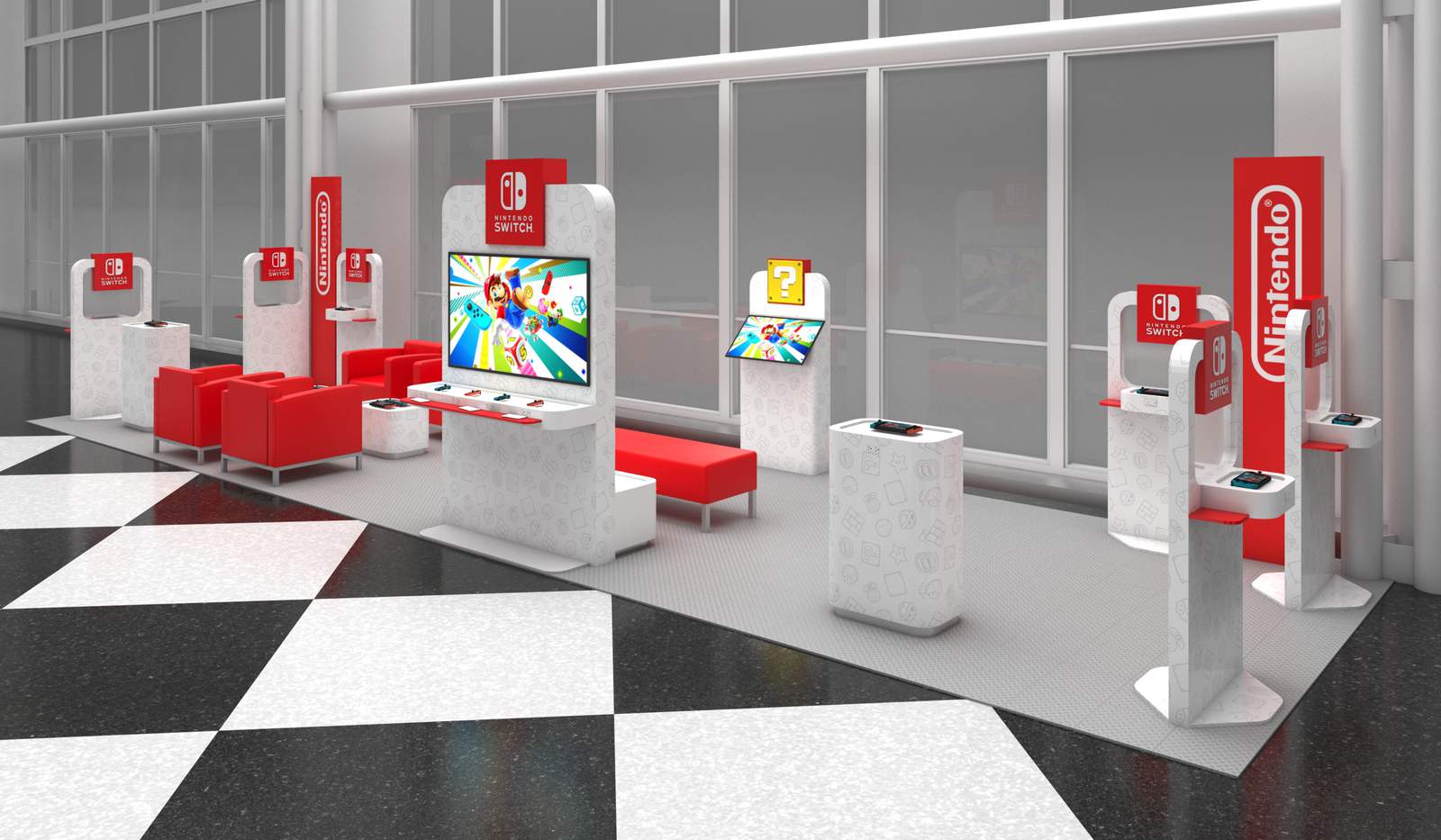 Nintendo Opens Pop Up Lounge At Dallas Airport And Three Others An airport lounge is a facility operated at many airports. nintendo opens pop up lounge at dallas