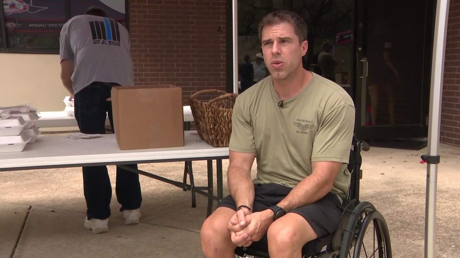 HPD officer injured in helicopter crash gets mobility back thanks to gifted wheelchair