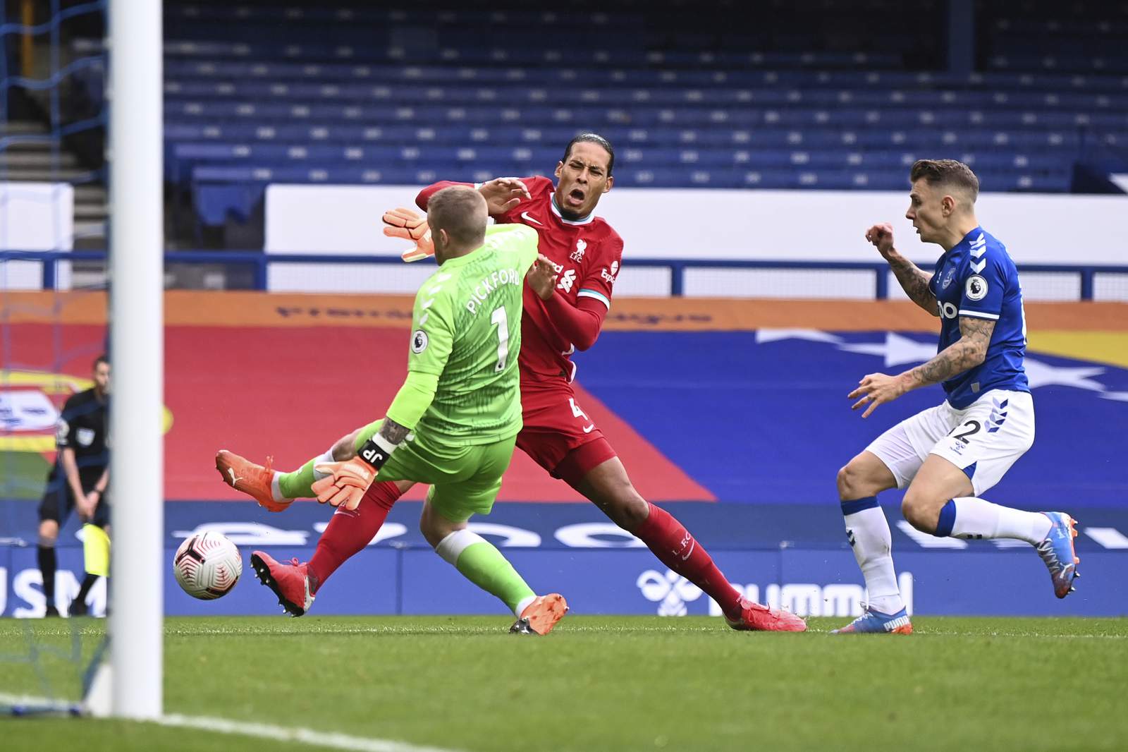 Van Dijk injury causes concern for frustrated Liverpool