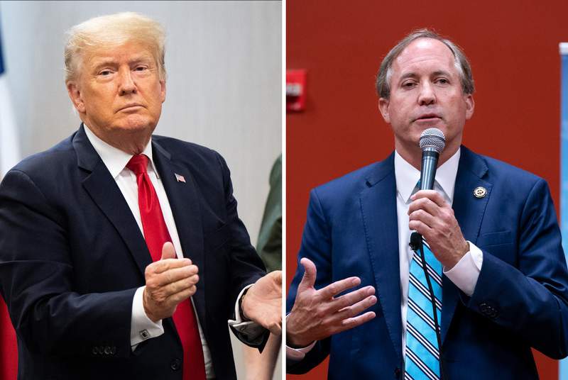 Texas Attorney General Ken Paxton gets all-important endorsement from Donald Trump over fellow Republican George P. Bush