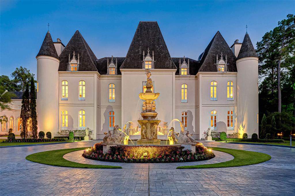 Look inside this majestic Houston home for sale that resembles a French castle