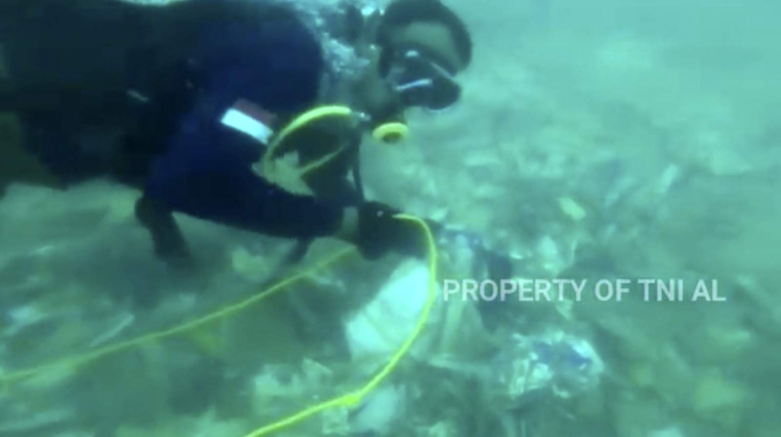 Indonesia navy divers hunt for crashed plane's black boxes